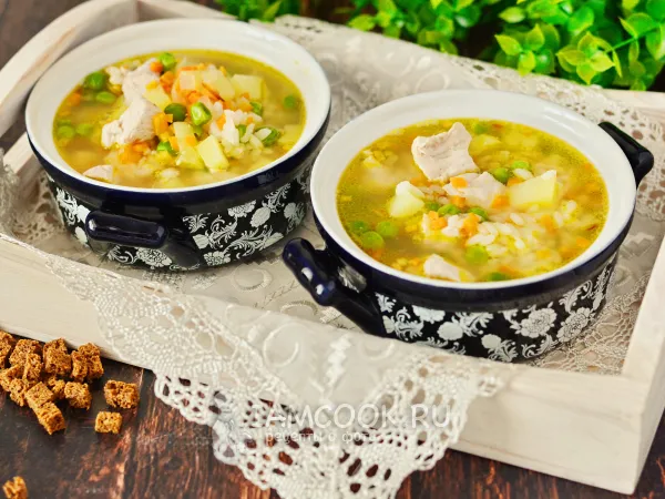 Фото блюда: Суп из грудки индейки