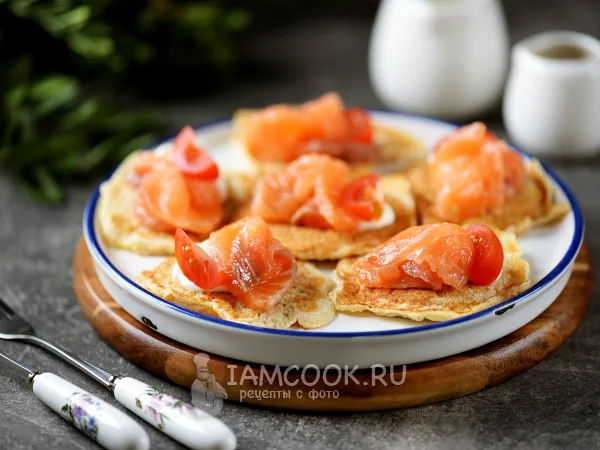 Фото блюда: Блинчики из отрубей