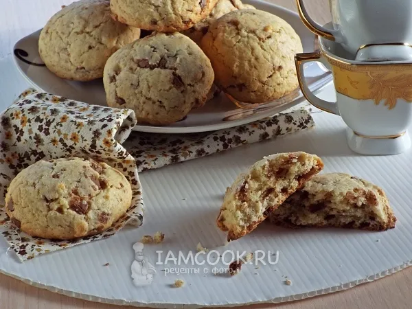 Фото блюда: Печенье с шоколадной крошкой