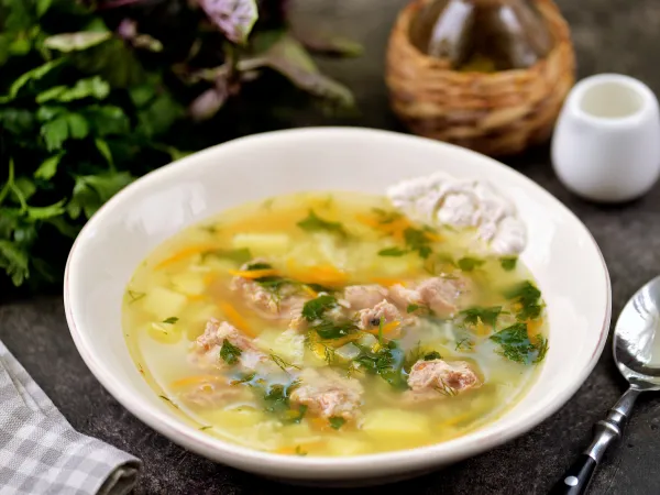 Фото блюда: Суп из куриной тушенки