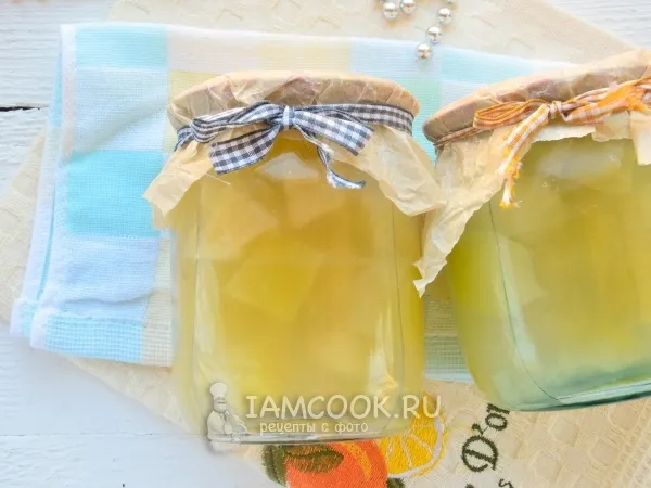 Фото блюда: Дыня в сиропе кусочками на зиму (классический рецепт)