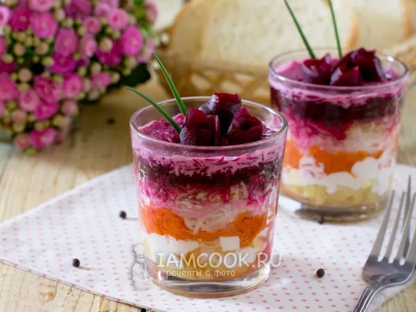 Фото блюда: Салат овощной с редькой