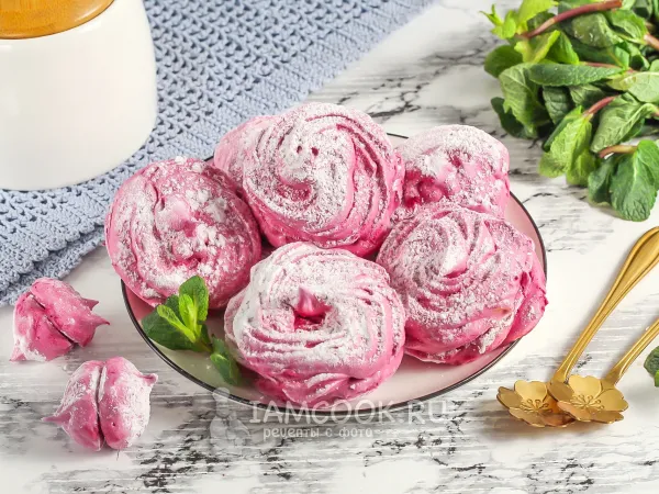 Фото блюда: Зефир из чёрной смородины