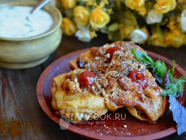 Фото блюда: Куриные бедра в остром соусе в мультиварке