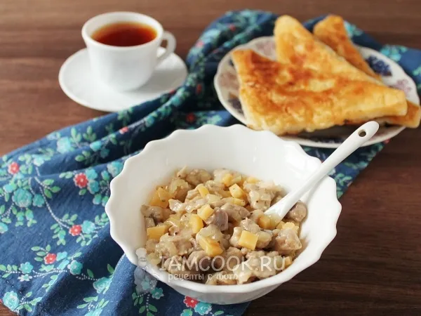 Фото блюда: Начинка из курицы для пирожков