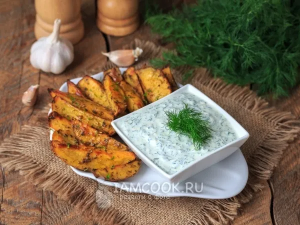 Фото блюда: Сметанно-чесночный соус