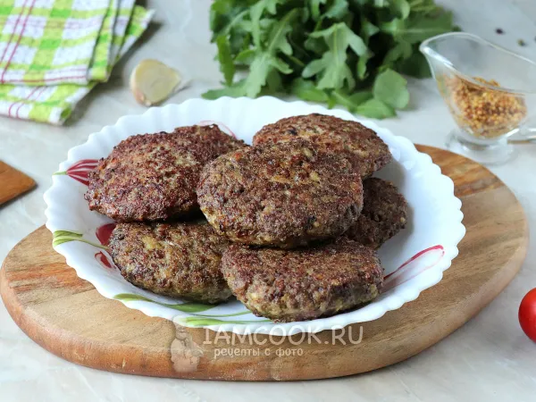 Фото блюда: Котлеты из куриных сердечек
