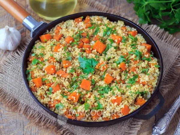 Фото блюда: Булгур с тыквой