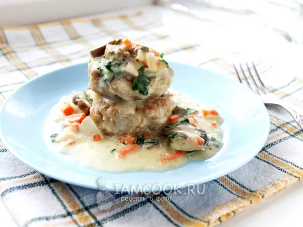 Фото блюда: Биточки по-селянски