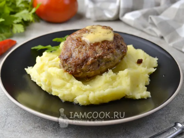 Фото блюда: Говяжьи котлеты с сыром