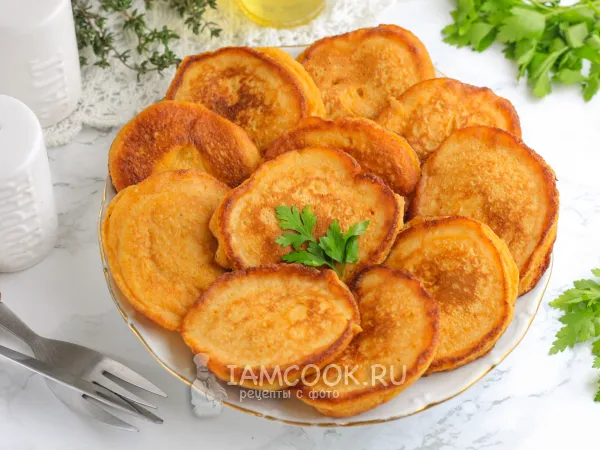 Фото блюда: Оладьи из кабачковой икры