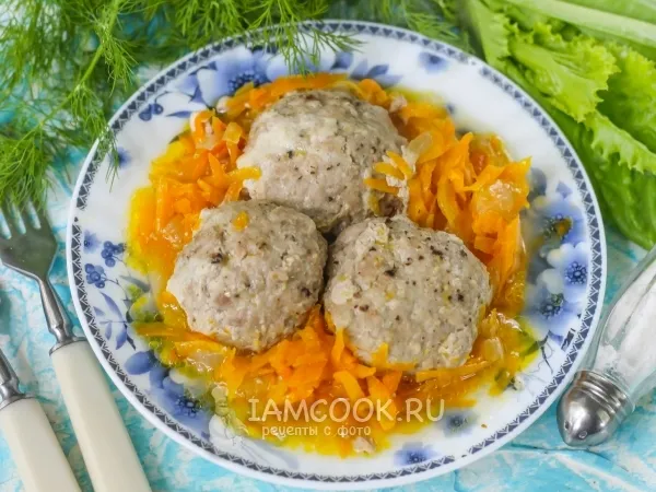 Фото блюда: Детские тефтели с подливкой