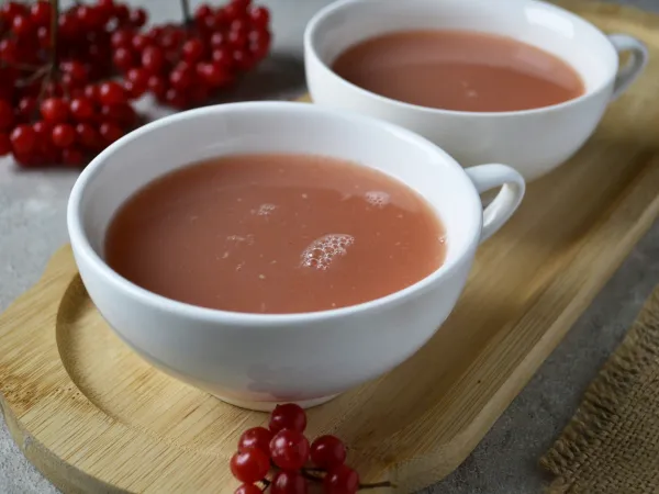 Фото блюда: Кисель из калины с ржаной мукой