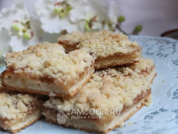 Фото блюда: Немецкий Кухен со штрёйзелем