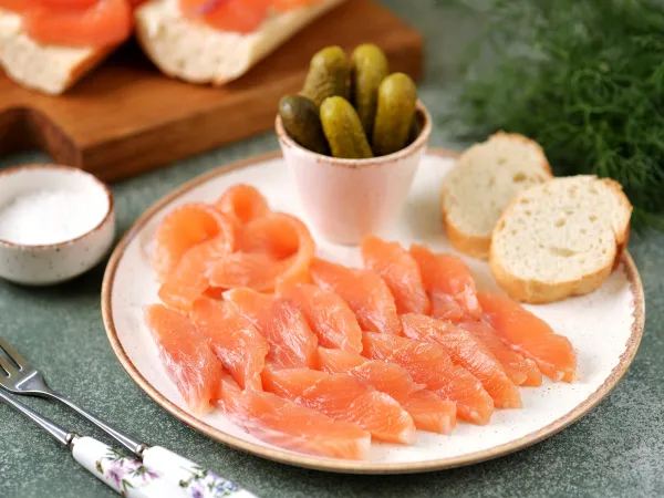 Фото блюда: Засолка радужной форели