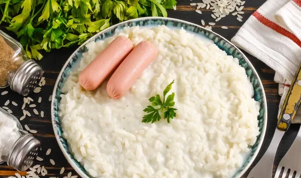 Фото блюда: Жидкая рисовая каша на молоке (размазня)
