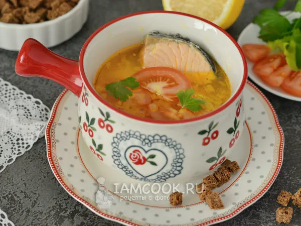 Фото блюда: Суп из стейка семги