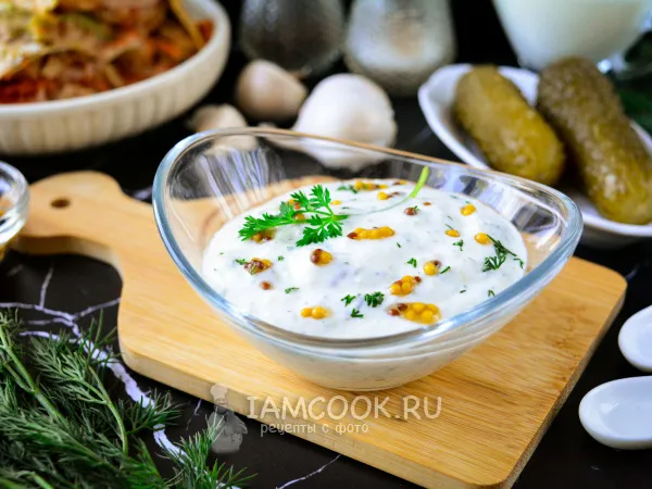 Фото блюда: Диетический соус для шаурмы