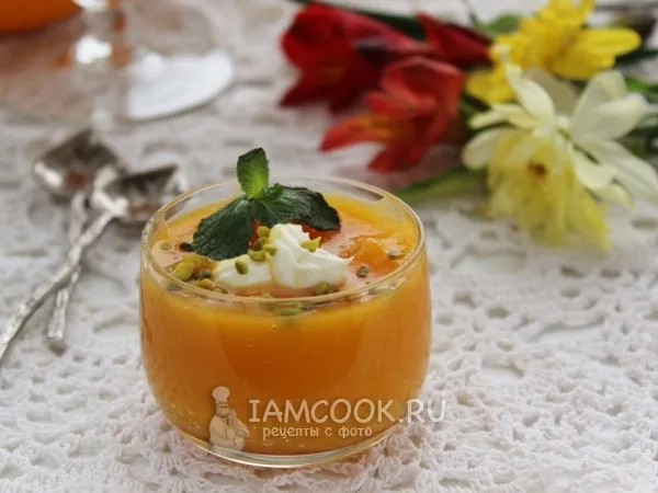 Фото блюда: Тыквенный десерт с цитрусовым вкусом