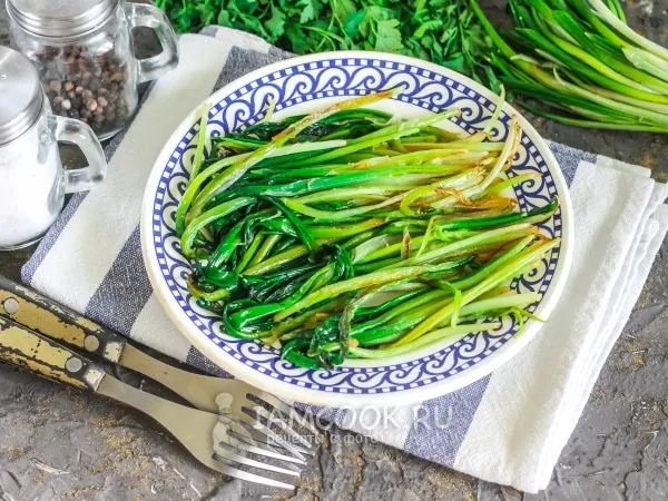 Фото блюда: Жареная черемша