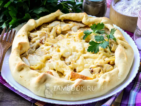 Фото блюда: Галета с курицей и сыром