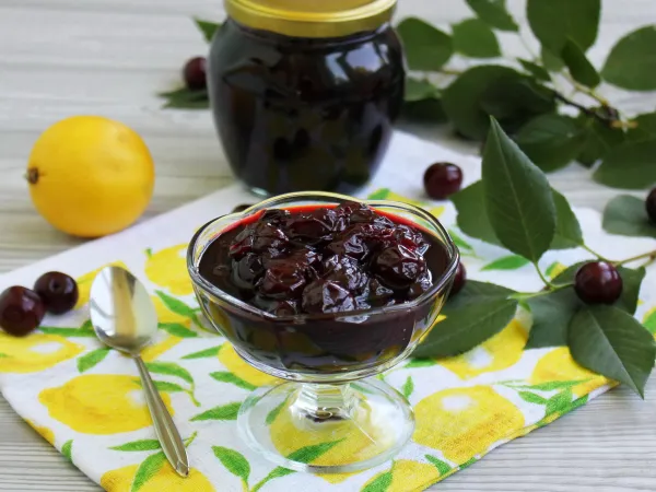 Фото блюда: Варенье из вишни с лимоном на зиму