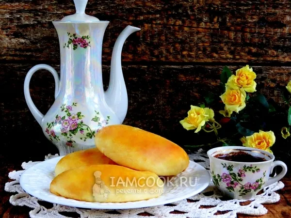 Фото блюда: Пирожки с картошкой и грибами в духовке