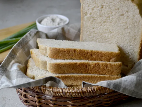 Фото блюда: Пшенично-ржаной хлеб на сыворотке в хлебопечке