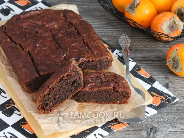 Фото блюда: Брауни с хурмой