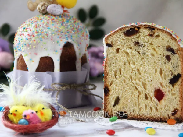 Фото блюда: Царский заварной кулич