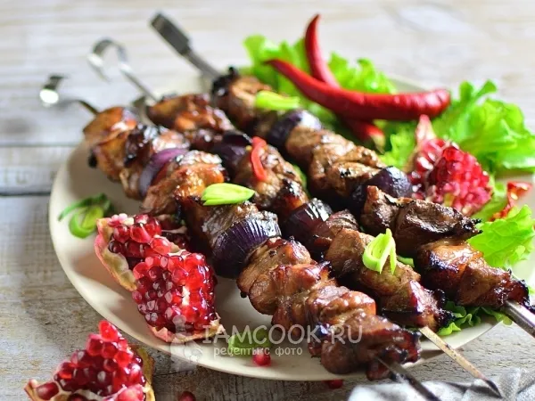 Фото блюда: Шашлык из свиной лопатки