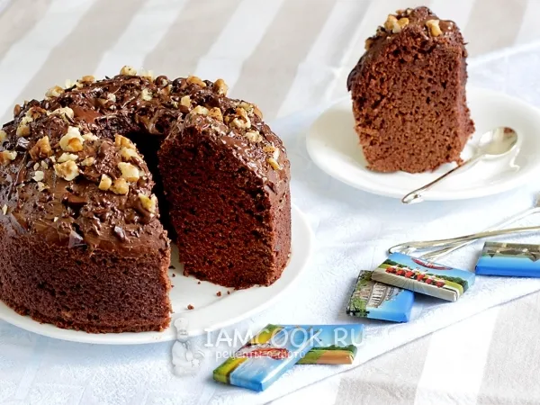 Фото блюда: Шоколадный кекс без яиц