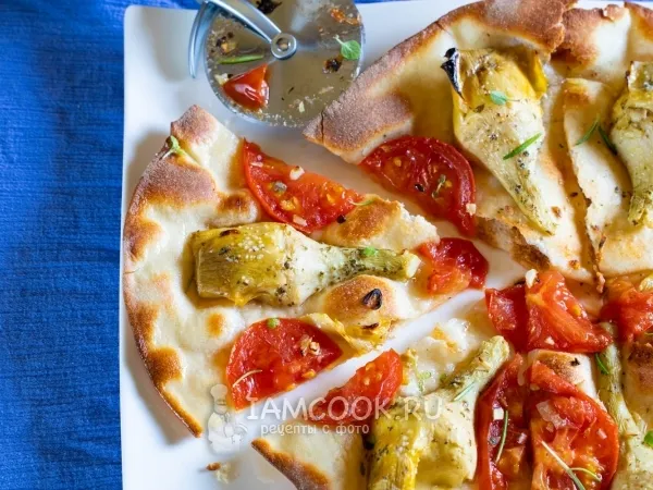 Фото блюда: Пицца с артишоками