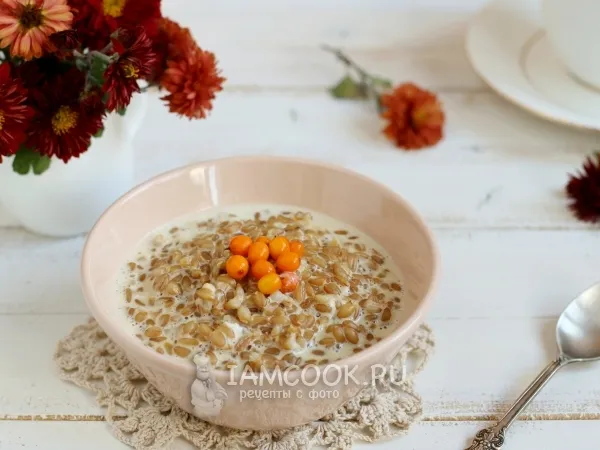 Фото блюда: Каша из полбы в мультиварке (на молоке)