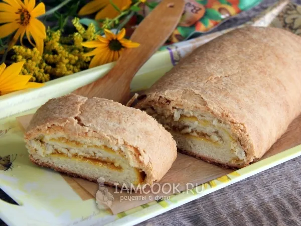 Фото блюда: Пирог с абрикосовым повидлом