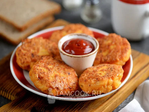 Фото блюда: Котлеты из минтая с манкой