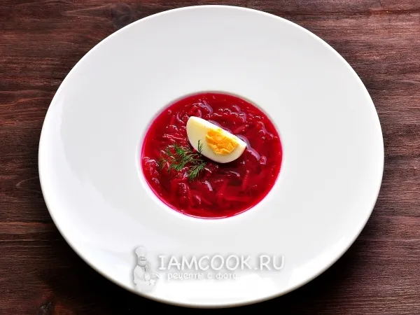 Фото блюда: Свекольник классический с мясом