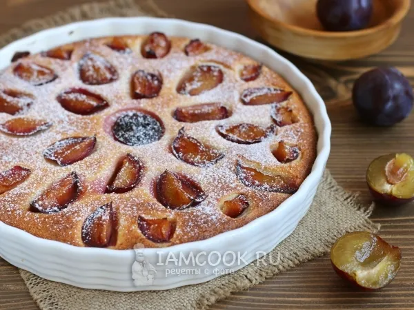 Фото блюда: Манник со сливами