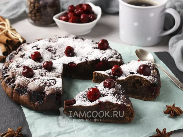 Фото блюда: Пряная коврижка «Вишня в шоколаде»