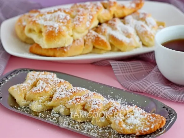 Фото блюда: Мини-коса с яблоками