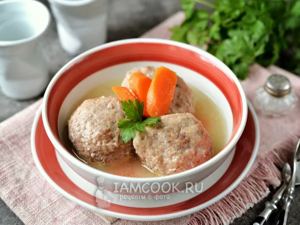 Фото блюда: Детские тефтели из индейки