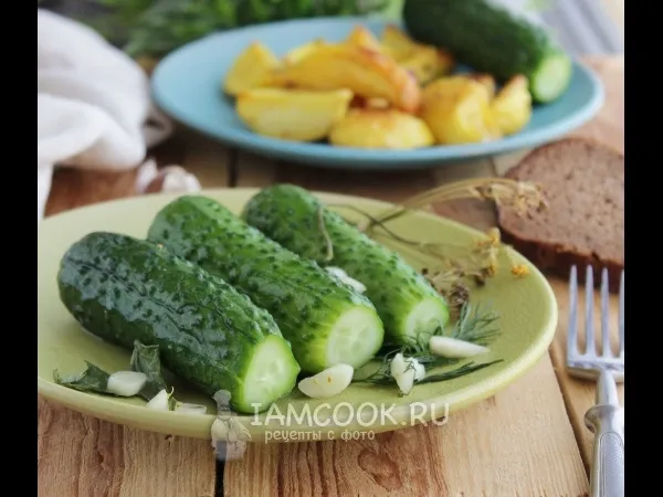 Фото блюда: Малосольные огурцы за час