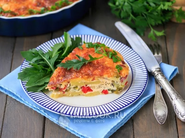 Фото блюда: Испанский омлет «Tortilla De Patatas»