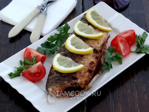 Фото блюда: Горбуша на мангале (целиком)