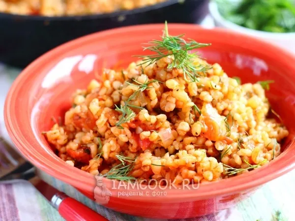 Фото блюда: Томатный булгур