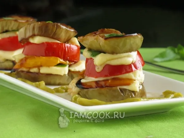 Фото блюда: Капрезе из баклажанов