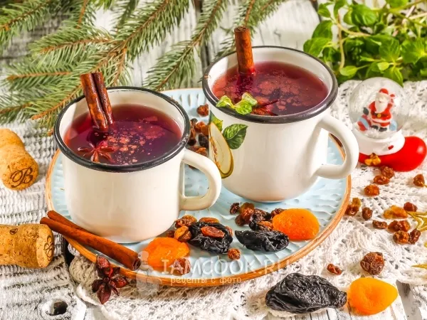 Фото блюда: Глинтвейн с сухофруктами