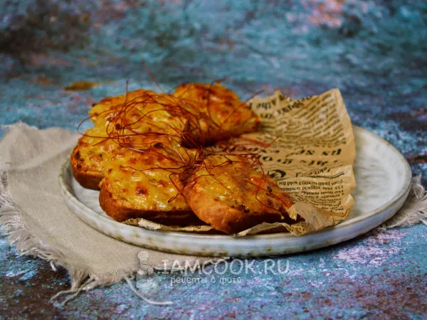 Фото блюда: Горячие луковые бутерброды