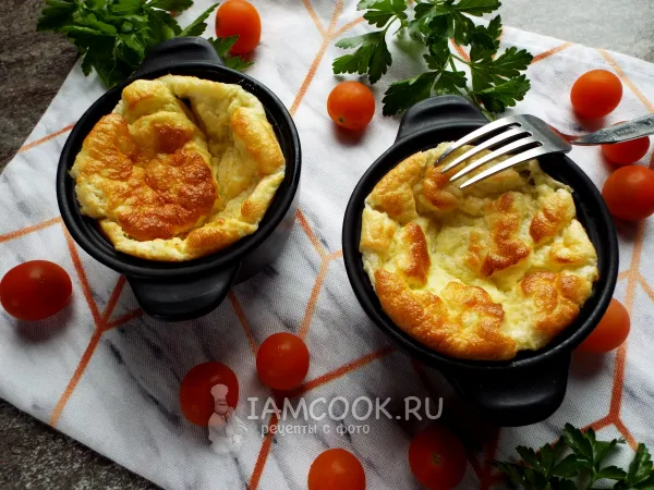 Фото блюда: Пудинг из кабачков в духовке