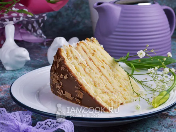 Фото блюда: Торт «Молочная девочка» (классический рецепт)